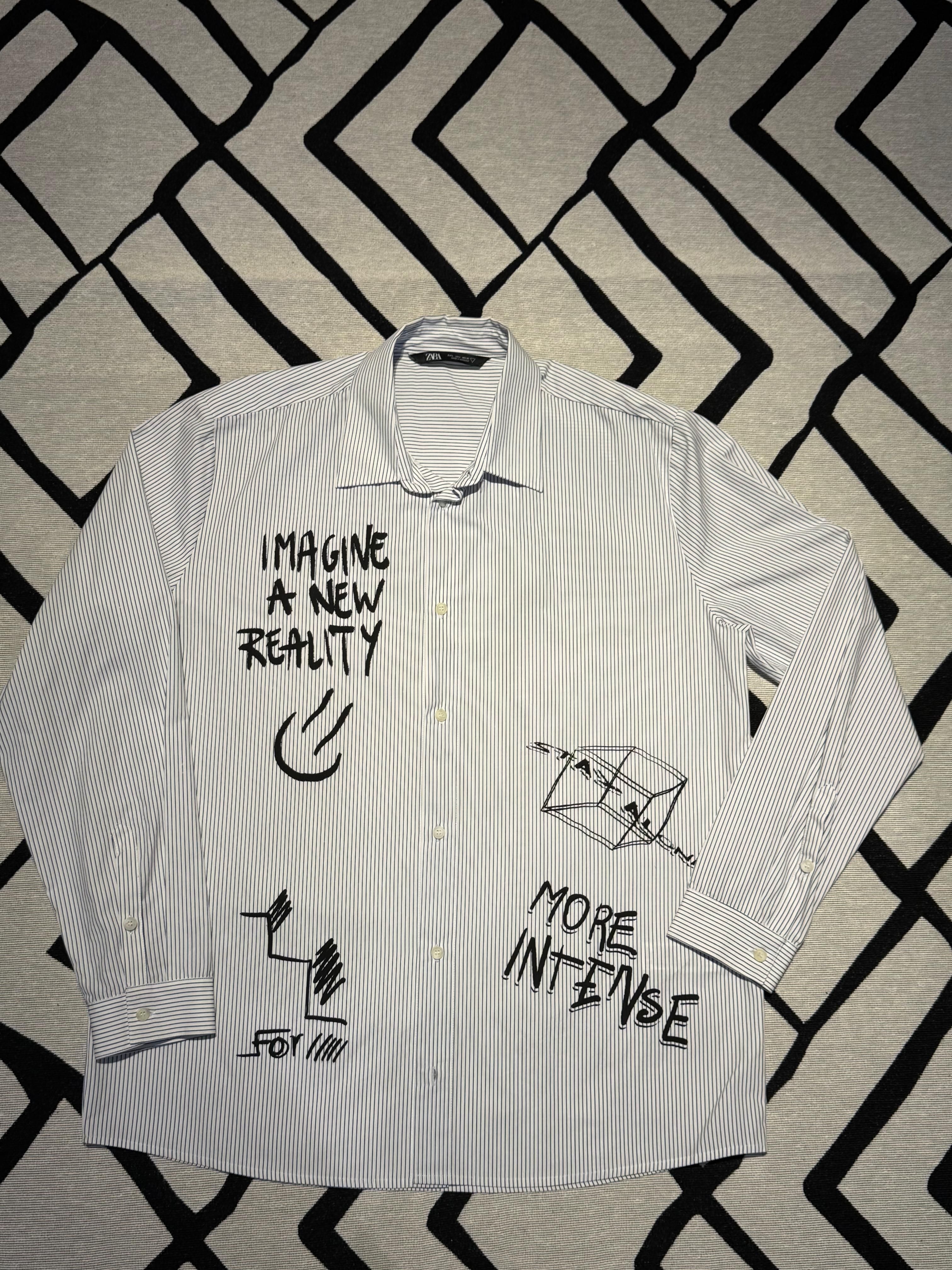 frente de Camisa Zara Imagine a New Reality
