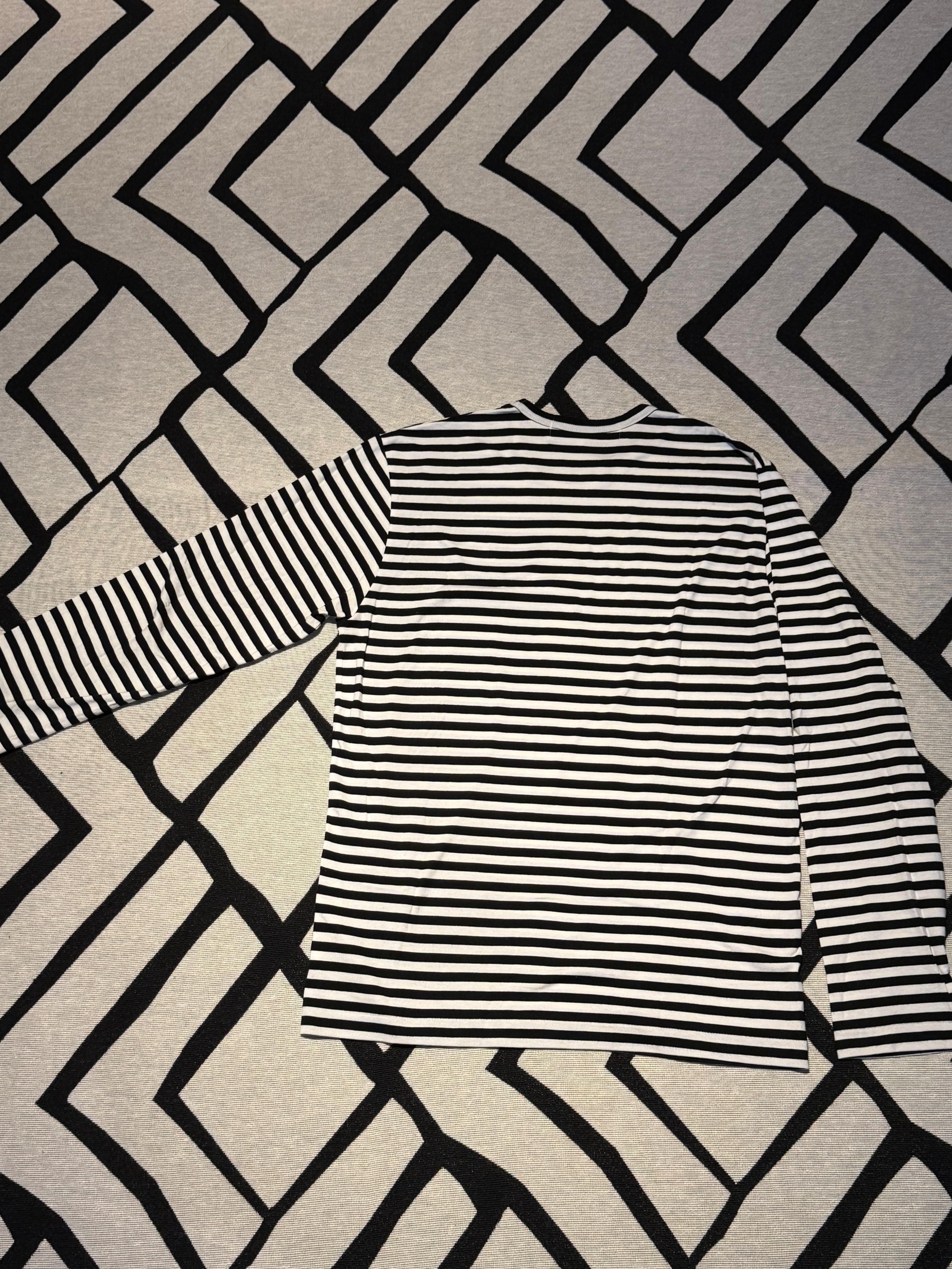 verso de Camiseta listrada manga longa Comme des Garçons PLAY (L)